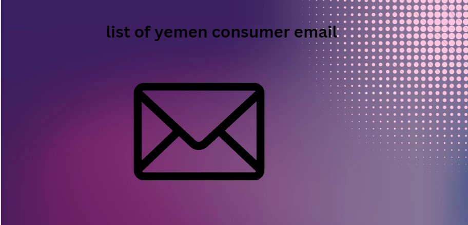 list of yemen consumer email